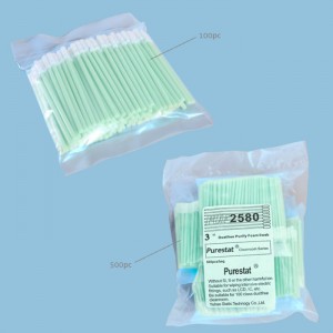 clean foam swab