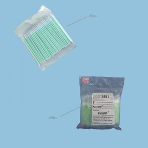 clean foam swab