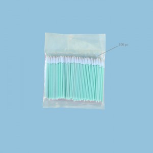 clean foam swab