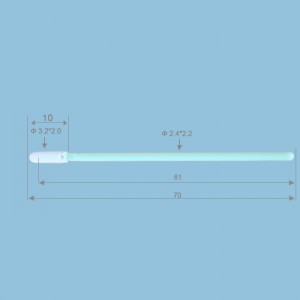 clean polyester swab